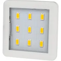Design Light SQUARE LED-Aufbauleuchte 2,5W Warmweiß