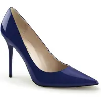 Pleaser CLASSIQUE-20 Damen Pumps von , Dunkelblau , EU 38, US 8