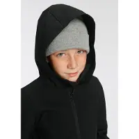 Icepeak Softshelljacke "KONAN JR" mit Kapuze Reißverschlusstaschen, atmungsaktiv, winddicht, wasserabweisend