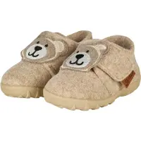 Sterntaler Hausschuh "Hausschuhe Bär", Jungen, Gr. 21, braun meliert, Schuhe Hausschuh
