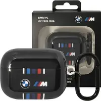 BMW BMAP22SWTK AirPods Pro Hülle schwarz/schwarz Mehrfarbige Linien