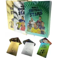 Hasbro 3-in-1 FOOTBALL CARDS, 165 pcs: SILVER + GOLD + RAINBOW COLLECTOR’S CARDS