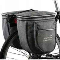 CONVEY Gepäckträgertasche Fahrradtasche 2 Kammern Codura