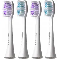 DeepWhite Zahnbürstenköpfe für SEYSSO Carbon Basic Weiß