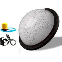 Markenlos 58 cm Balance Ball Trainer mit taktilen Noppen zur Stärkung der Rumpfmuskulatur und Fußmassage