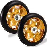 Merkloos Inovra – Stunt-Scooter-Räder, 110 mm – 2 Stück – ABEC 9 Lager – Hohe Verschleißfestigkeit – Leichtgewicht-Aluminiumkern – Härtegrad 88A – Scooter-Räder