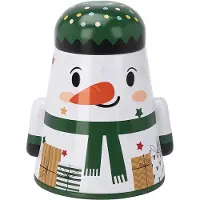 Koopman CARISSIMA Weihnachtliche Metall Keksdose 12x10x15 cm, lebensmittelsicher, langlebig & stoßfest