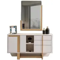 JVmoebel Kommode Moderner Stil Beige Farbe Holzrahmen Minimalistisches Design