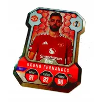 Hasbro Match Attax 2024/25 Card. Sh5 Bruno Fernandes / Chrome Pro Elite Shield