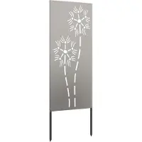 Syfax Garten Sichtschutz-Leinwand Rostoptik 50 x 140 cm