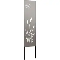 Syfax Garten Sichtschutz-Leinwand Rostoptik 32 x 140 cm