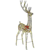 Syfax 3D Weihnachtsrentier LOVIISA 250 LEDs Warmes Weiß