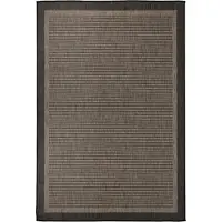 Syfax Outdoor-Teppich Flachgewebe 160x230 cm Dunkelbraun