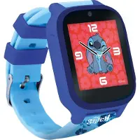 Lisciani STITCH SMARTWATCH KONNETIERTE KINDERUHR TASTISCHER BILDSCHIRM und FOTOKAMERA Weiß