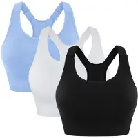 Merkloos Sport-BH für Damen mit verstellbaren Trägern, für mittleren Halt