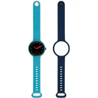 Hip Hop HERO NEXT Armbanduhr für Damen Schwarz Smartwatch-Uhrwerk und Silikonarmband blau HWU1201 Hellblau