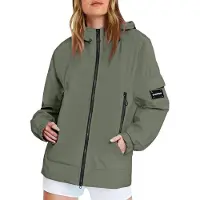 Merkloos Leichte Damenregenjacke mit Kapuze