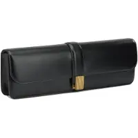 KHAITE Clutch aus Leder, schwarz - EINE GRÖSSE