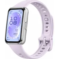 Huawei Smartwatch Band 11 mit AMOLED Display 1500 Nits Aluminiumgehäuse Herzfrequenz Schlaftracking SpO2 bis zu 14 Tage Akku Violett
