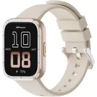 HiFuture HI-ZONE3RG Smartwatch IPS-Touchscreen 100+ Sportmodi 24h Gesundheitsüberwachung Bluetooth 7 Tage Akkulaufzeit Schwarz