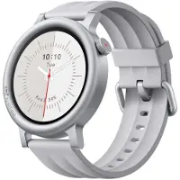 CMF by Nothing Watch 3 Pro Smartwatch AMOLED 13 Tage Akku Dual-GPS Bluetooth-Anrufe mit KI-Rauschunterdrückung Herzfrequenz und Schlaftracking Hellgrau