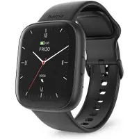 Hama Smartwatch Farbdisplay Telefonfunktion IP68 schwarz Telefonfunktion Sprachassistent und Nachrichtenanzeige
