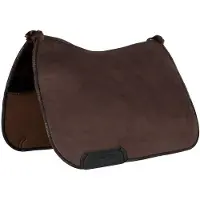 Acavallo Louvre Square Pad Ecowool Dressage, Farbe:Brown