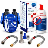 Selius Unterirdischer Wasserfilter für P3000, C300, C500, inklusive 2 flexiblen Schläuchen und Winkelventiladapter