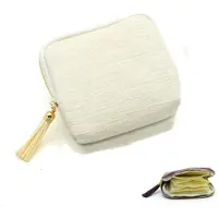 Merkloos Mini-Schmucktasche – Tragbar und leicht – Weiß