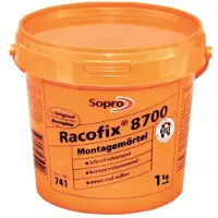 Sopro Montagemörtel Racofix 8700 Inhalt 1kg Verarbeitungszeit 3-5 Min., 1 Stück