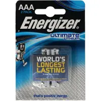 Energizer L92 Lithium Batterie AAA, FR03, 1,5 Volt 1260mAh 2er Blister