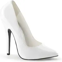 Devious DOMINA-420 Damen Pumps von , Weiß , EU 38, US 8