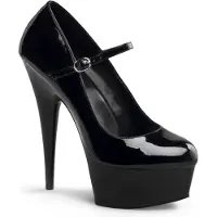 Pleaser DELIGHT-687 Damen Pumps von , Schwarz , EU 40, US 10