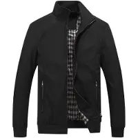 Merkloos Leichte Jacke – Schwarz – mit Reißverschluss