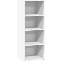 Syfax Highboard Weiß 45x41x124 cm Holzwerkstoff