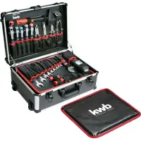 Kwb Werkzeug-Koffer Trolley inkl. Werkzeug-Set, 175 -teilig, gefüllt, robust