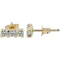 Adelia´s Paar Ohrstecker "Ohrringe – Ohrstecker aus 333 Gold" Perfekt als Geschenk für besondere Menschen