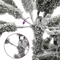 Syfax Künstlicher klappbarer Weihnachtsbaum 150 cm PVC und Metall