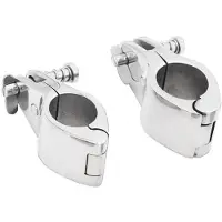 Markenlos Bimini Top Jaw Slide Clips - RVS 316 Schwer Belastbare Bootszubehör für Hinge Rail Montage und Marine Verwendung