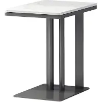 AEA Moderner Schwarz Couchtisch Designer Metall Wohnzimmertisch
