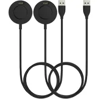 MoKo 2Stück Ladekabel Kompatibel mit Garmin Vivoactive 6/5/4/3, Fenix 7/7S/7X/6/6S/6X/5/5S/5X, Forerunner 970/570/745/945, Instinct, Venu 4/3/2; Vivomove 4/4S; Instinct, USB Daten Sync Ladestation,Scw