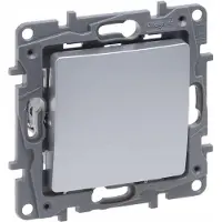 Legrand Niloe Selection Kreuzschalter Silber, 10AX
