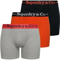 Superdry Boxershorts "SDRY & CO BOXER TRIPLE PACK" Packung, 3 Stk. Baumwollmischung, slim fit