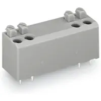 Wago 735-307/002-000 Leiterplattenklemme, Drücker, 1, 5 mm2, grau 735307002000 - 35 Stück