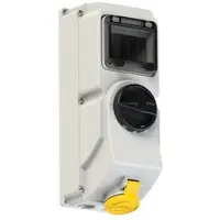 Pce 7813-4 CEE-Steckdose abschaltbar DIN 16A 3p 4h IP44/IP54 78134