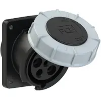 Pce 435-7 CEE-Anbausteckdose schräg (100x112) 63A 5p 7h IP67 POWER TWIST 4357
