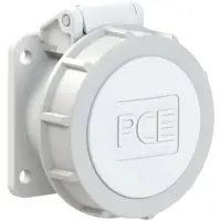Pce 3932-12f9v CEE-Anbausteckdose gerade 54x60mm 32A 3p 42VAC 50/60Hz IP66/IP67 TWIST 393212f9v