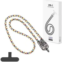 Wisam Ecobox 2-in-1 Kabel Typ-C Typ-C 240W 1,2m Handgelenkschlaufe