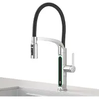 Dripio Küchenarmatur mit LED-Temperaturanzeige, Chrom-Silber, 1 Stück