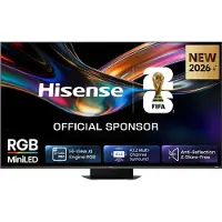 Hisense 65 '' UR9DS | RGB MiniLED Smart TV 4K 170 Hz, 165,1 cm (65"), 3840 x 2160 Pixel, RGB-Mini LED, Smart-TV, WLAN, Schwarz